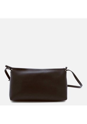 The Row Black Leather Rene Crossbody Bag
