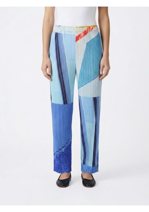 Pants PLEATS PLEASE ISSEY MIYAKE Woman color Blue