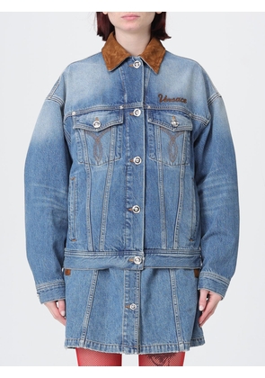 Jacket VERSACE Woman color Blue