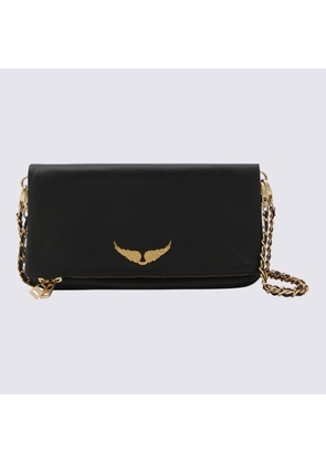 Zadig & Voltaire Black And Gold Shoulder Bag