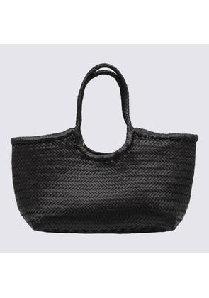 Dragon Diffusion Black Leather Nantucket Big Tote