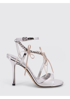 Heeled Sandal JIMMY CHOO Woman color Silver