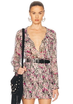 Isabel Marant Ametissa Blouse in Pink - Pink. Size 38 (also in 42).