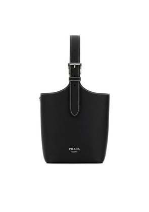 Prada Black Leather Shoulder Bag