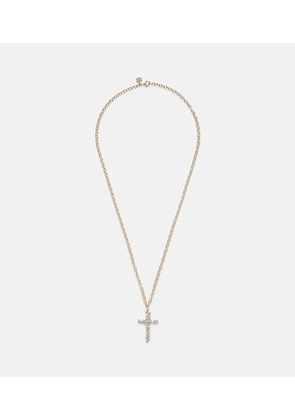 Sydney Evan 14kt gold (585/1000) pendant necklace with diamonds