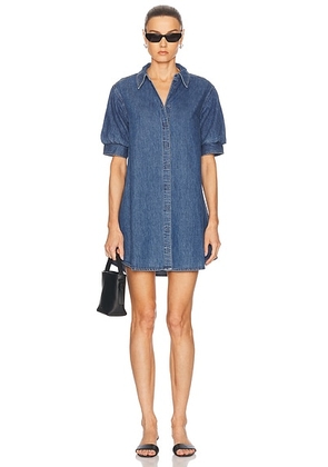 FRAME The Play Dress in Antonia - Blue. Size XS (also in ).