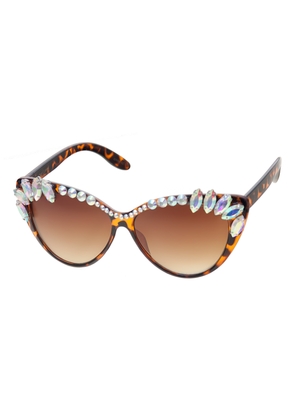 Betsey Johnson Brown Cat Eye Ladies Sunglasses BJ889127TORT TORBRN