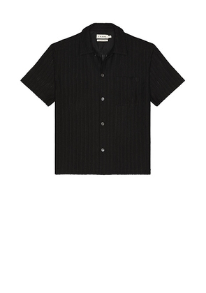 FRAME Crochet Shirt in Black - Black. Size S (also in L).