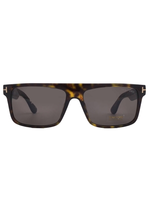 Tom Ford Philippe Smoke Rectangular Mens Sunglasses FT0999 52A 58