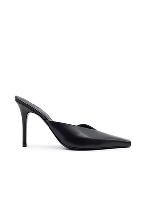 GIA BORGHINI x Helsa Boss Mule in Black - Black. Size 36.5 (also in 35, 36, 37).