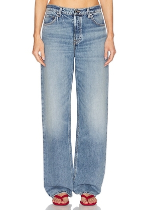 GRLFRND Bella Low Rise Boyfriend in Beverly Blvd - Blue. Size 26 (also in 25, 27, 32).