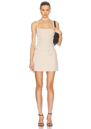 Cult Gaia Aimee Knit Dress in Beach - Beige. Size S (also in ).