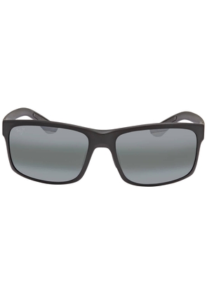 Maui Jim Pokowai Arch Nuetral Grey Square Unisex Sunglasses 439-2M 58