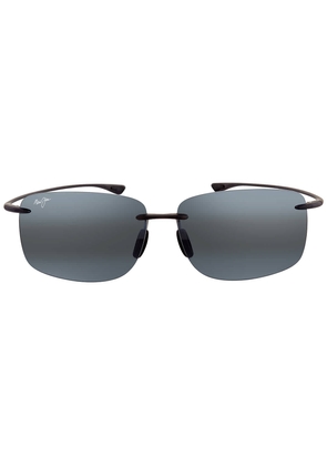 Maui Jim Hema Neutral Grey Rectangular Unisex Sunglasses 443-11M 62