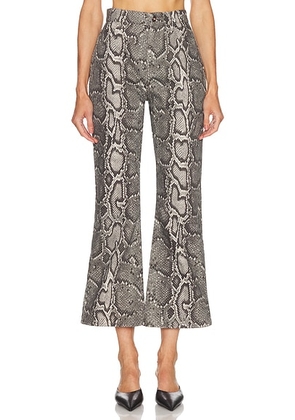 Gabriela Hearst Ezra Bootcut Leg in Greyscale - Grey. Size 26 (also in 25).