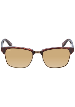 Maui Jim Kawika HCL Bronze Square Unisex Sunglasses H257-16C 54