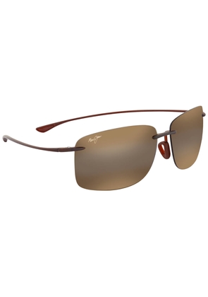 Maui Jim Hema HCL Bronze Rectangular Sunglasses H443-26M-62