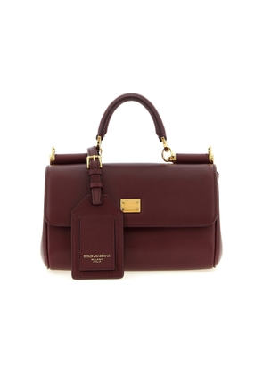 Dolce and Gabbana My Sicily Leather Handbag