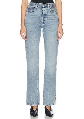 FRAME Vertical Straight Leg Jeans in Laurence - Blue. Size 27 (also in 28, 29, 31, 32, 34).