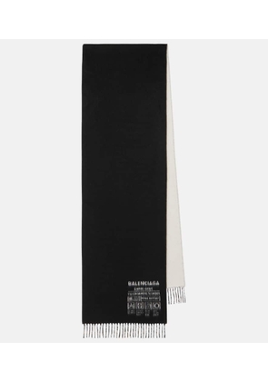 Balenciaga Cashmere and wool scarf