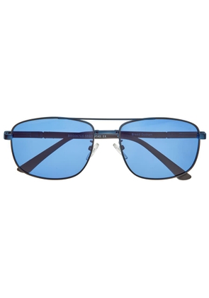 Breed Mens Blue Rectangular Sunglasses BSG067C5