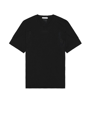 Helmut Lang Sport Seam Tee in Black - Black. Size M (also in L, S, XL/1X, XXL/2X).
