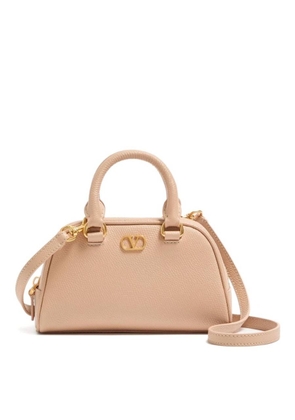 Valentino VLogo Mini Leather Top-Handle Bag