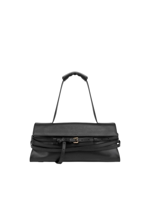 Moschino Tie Me Leather Handbag