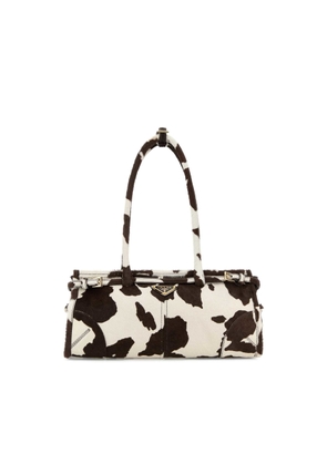 Prada Printed Calf Hair Bonnie Shoulder Bag