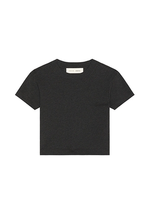 Fear of God ESSENTIALS Kids Essential Tee in Vintage Black - Black. Size 4/5 (also in 2/3, 6/7).