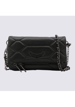 Zadig & Voltaire Black Leather Rock Nano Xl Shoulder Bag