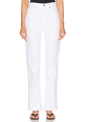 FRAME The Vertical in White - White. Size 25 (also in 27, 28, 29, 30, 31, 32, 33, 34).