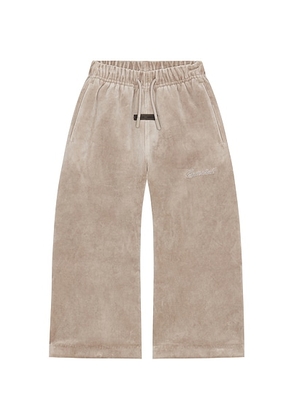Fear of God ESSENTIALS Kids Flare Pant in Smoke Grey - Grey. Size 4/5 (also in 2/3, 6/7).