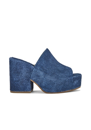 Gabriela Hearst Ares Mule in Medium Blue - Blue. Size 38 (also in 37, 38.5, 40, 39, 41).