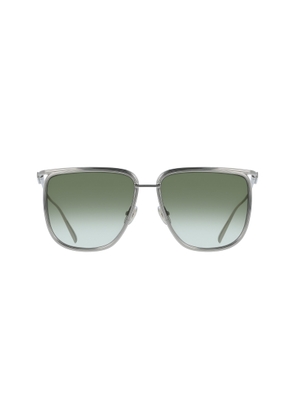 Ferragamo Green Gradient Square Ladies Sunglasses SF324S 750 58
