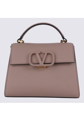 Valentino Garavani Pink Leater Vsling Top Handle Bag
