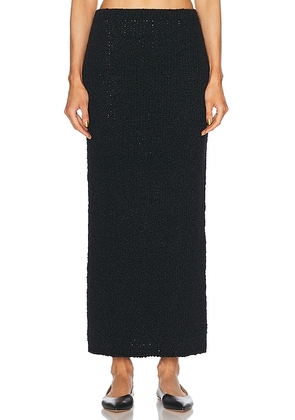 Gabriela Hearst Frea Skirt in Black - Black. Size M (also in XS, L).
