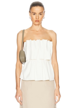 House of Dagmar Sculpted Tube Top in White - White. Size 32 (also in ).