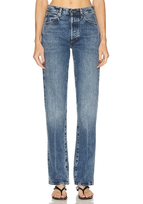 FRAME The Vertical Jeans in Knock Out - Blue. Size 28 (also in 24, 30, 31, 32, 33, 34).