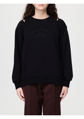 Sweatshirt ELISABETTA FRANCHI Woman color Black