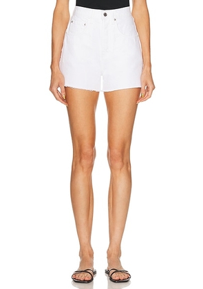 GRLFRND Jules Short in Centinela Ave - White. Size 23 (also in 24, 28, 29, 30, 31, 32).