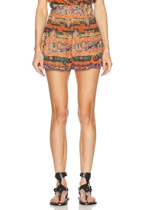 Isabel Marant Maelly Short in Orange - Orange. Size 42 (also in 36).