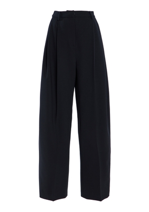Carolina Herrera Pleated Mid-Rise Wool-Blend Pants - Moda Operandi