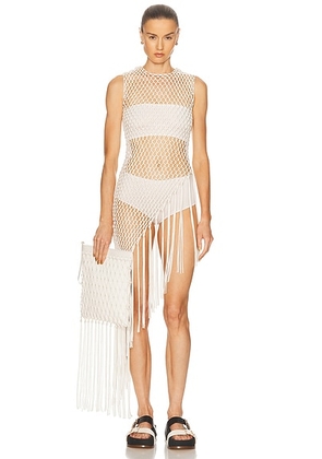 Gabriela Hearst Niamh Dress in Ivory - Ivory. Size M (also in L).