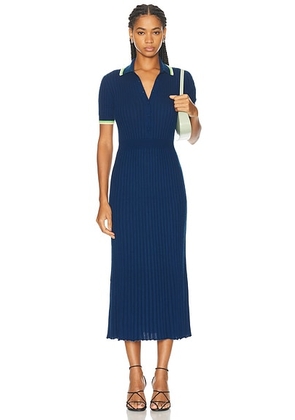 Gabriela Hearst Eyot Dress in Washed Denim - Blue. Size XS (also in L).