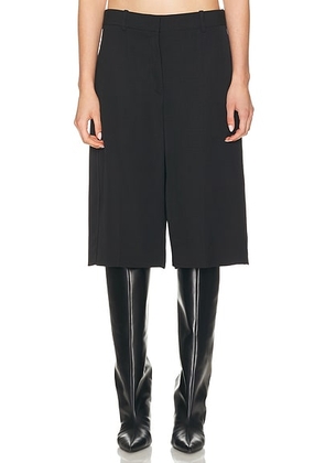 Jil Sander 73 Trouser Short in Black - Black. Size 36 (also in 38, 40).