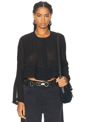 Isabel Marant Carolia Blouse in Black - Black. Size 40 (also in ).