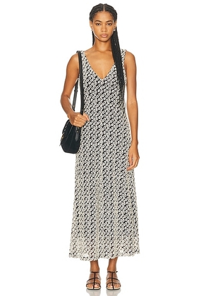 Isabel Marant Sonia Dress in Ecru/black in Ecru & Black - Black. Size 38 (also in 34, 40, 42).