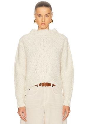 Isabel Marant Romane Sweater in Ecru - Ivory. Size 38 (also in 40, 42).