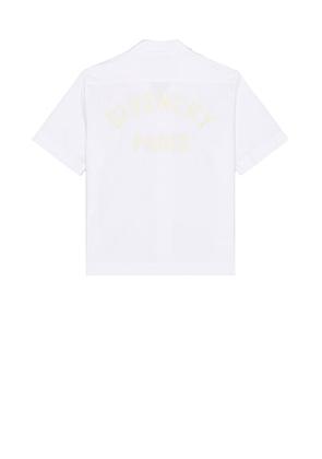 Givenchy Bowling Shirt in White - White. Size 40 (also in 39, 41, 42).